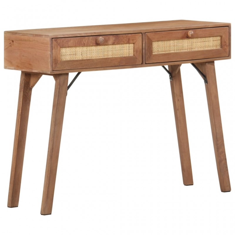 Τραπέζι κονσόλα από μασίφ ξύλο μάνγκο 100x35x76 εκ