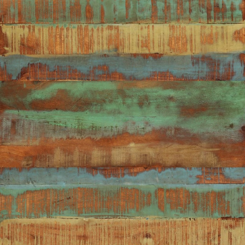 Κομοδίνο με δύο συρτάρια από μασίφ ανακυκλωμένο ξύλο 40x33x46 εκ