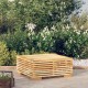 Τραπεζάκι κήπου από μασίφ ξύλο teak 69,5x69,5x31 εκ