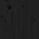 Πάγκος Μαύρος 80 x 41 x 77 εκ. από Μασίφ Ξύλο Πεύκου