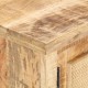 Τραπεζάκι σαλονιού από μασίφ ξύλο μάνγκο και φυσικό ζαχαροκάλαμο 90x50x35 εκ