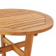 Τραπέζι μπαρ κήπου από μασίφ ξύλο ακακίας 60x105 εκ