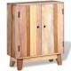 Ντουλάπι αποθήκευσης διπλό από μασίφ ανακυκλωμένο ξύλο σε φυσικές αποχρώσεις 60x30x76 εκ