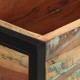 Ζαρντινιέρα από μασίφ ανακυκλωμένο ξύλο και σίδερο 90x20x68 εκ