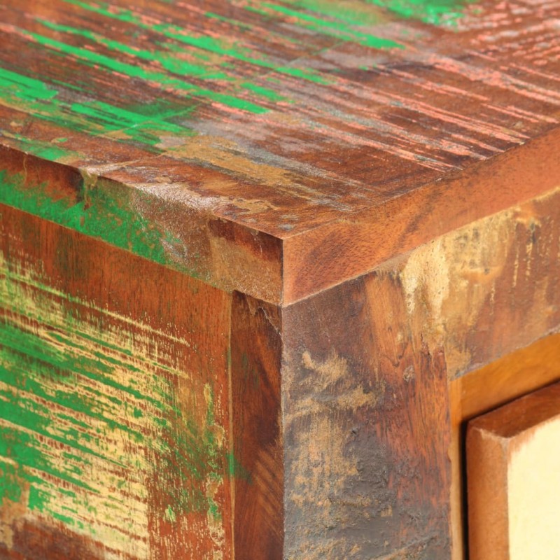 Ντουλάπι αποθήκευσης με δύο πορτάκια από μασίφ ανακυκλωμένο ξύλο 59x33x75 εκ
