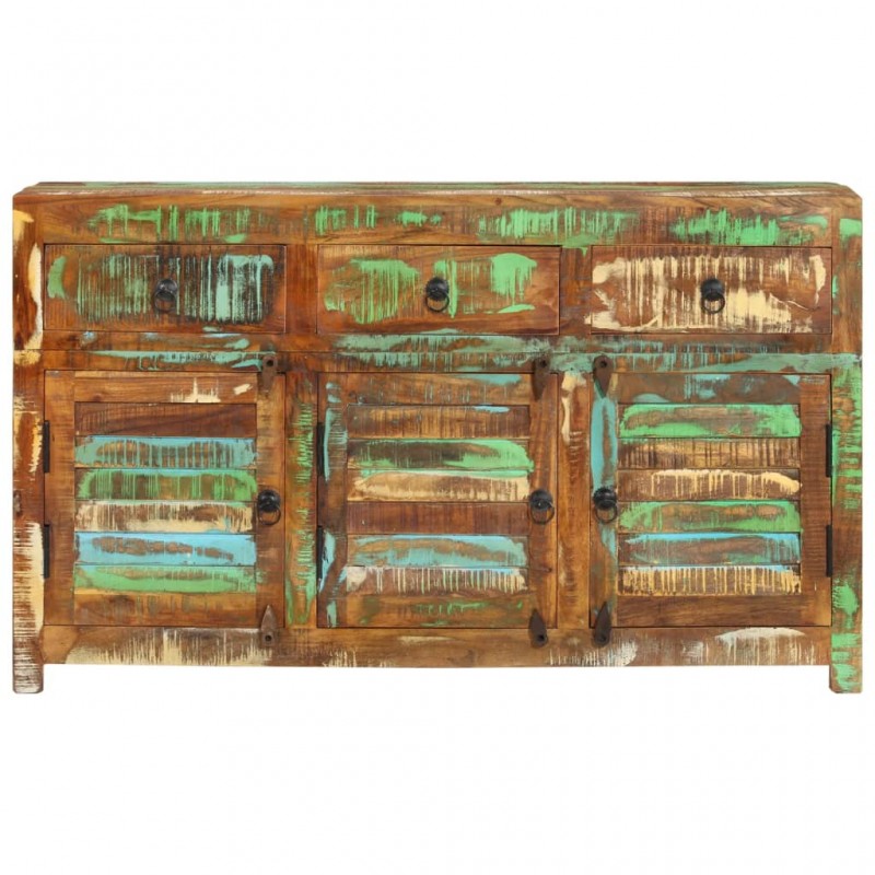 Μπουφές από μασίφ ανακυκλωμένο ξύλο σε διάφορες αποχρώσεις 110x30x65 εκ