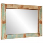 Καθρέφτης 70 x 50 εκ. από Μασίφ Ανακυκλωμένο Ξύλο και Γυαλί