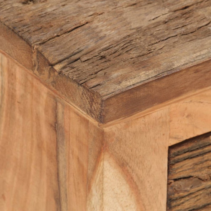 Συρταριέρα από μασίφ ξύλο ακακίας και ανακυκλωμένο ξύλο 60x33x75 εκ