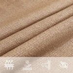 Ορθογώνιο πανί σκίασης με HPDE ύφασμα σε μπεζ taupe απόχρωση 3x6m 160 γρ./μ²
