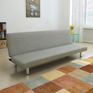 Καναπές - Κρεβάτι Γκρι από Πολυεστέρα
