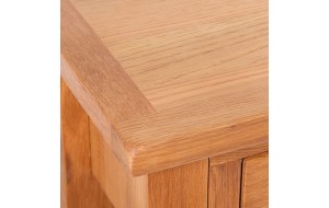 Τραπέζι Κονσόλα με 2 Συρτάρια 83 x 30 x 73 εκ. Μασίφ Ξύλο Δρυός