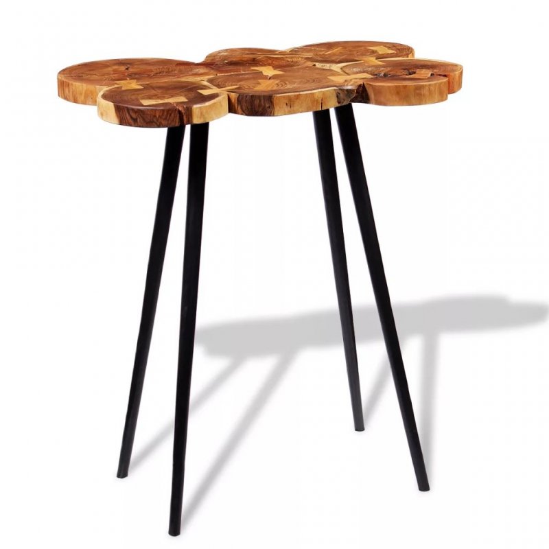 Τραπέζι Μπαρ Κορμός 90 x 60 x 110 εκ. από Μασίφ Ξύλο Ακακίας | Echo Deco