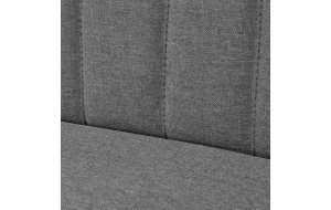 Καναπές Ανοιχτό Γκρι 117 x 55,5 x 77 εκ. Υφασμάτινος