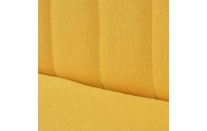 Καναπές Κίτρινος 117 x 55,5 x 77 εκ. Υφασμάτινος