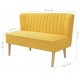 Καναπές Κίτρινος 117 x 55,5 x 77 εκ. Υφασμάτινος | Echo Deco
