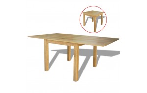 Τραπέζι επεκτεινόμενο 170 x 85 x 75 εκ. Δρύινο