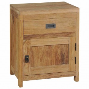Κομοδίνο από μασίφ ξύλο teak 40x30x50 εκ