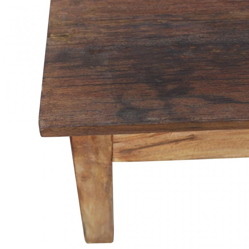Τραπεζάκι σαλονιού από μασίφ ανακυκλωμένο ξύλο κλασσικό 98x73x45 εκ