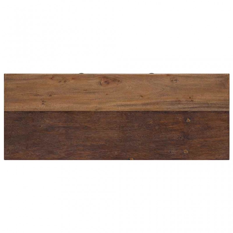 Τραπέζι κονσόλα retro από μασίφ ανακυκλωμένο ξύλο 80x35x80 εκ