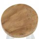 Σκαμπό μπαρ από μασίφ ξύλο teak 37x37x76 εκ