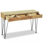 Τραπέζι κονσόλα από μασίφ ξύλο teak 120x35x76 εκ