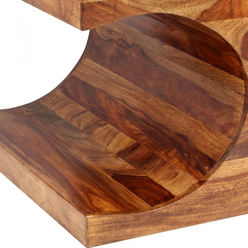 Τραπεζάκι σαλονιού από μασίφ ξύλο sheesham 90x50x35 εκ