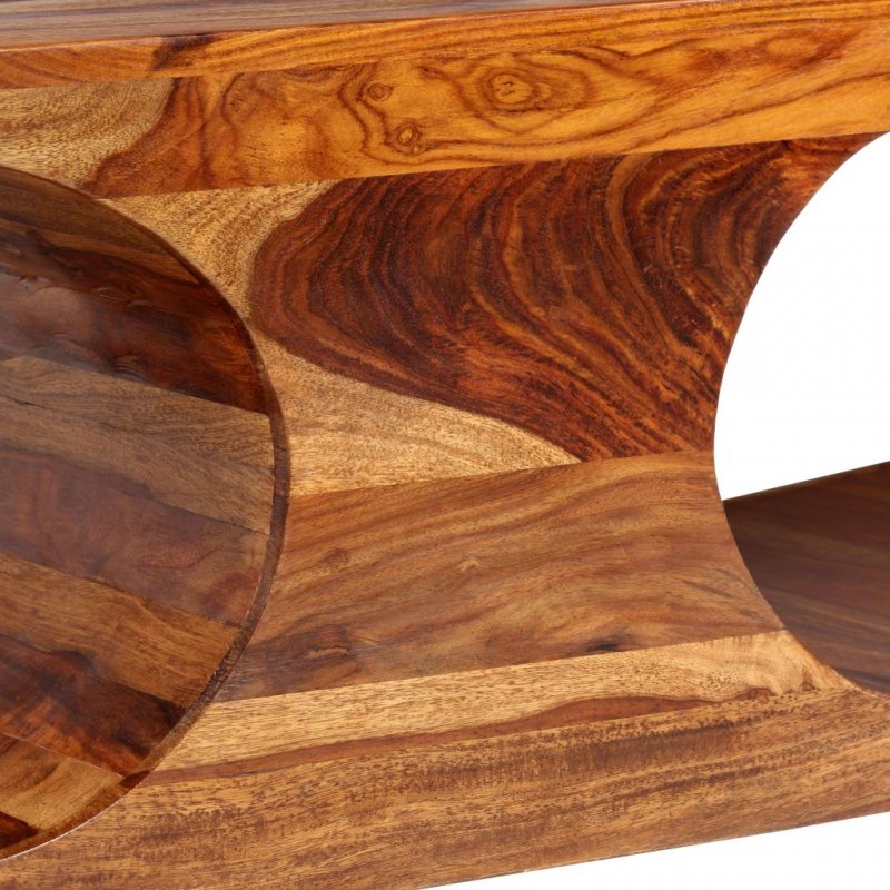 Τραπεζάκι σαλονιού από μασίφ ξύλο sheesham 90x50x35 εκ