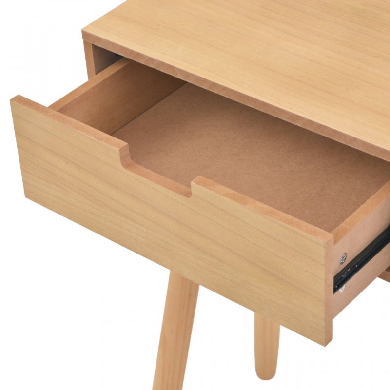 Τραπέζι κονσόλα καφέ 80 x 30 x 72 εκ από μασίφ ξύλο πεύκου | Echo Deco