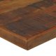 Τραπέζι μπαρ παραλληλόγραμμο από σκούρα καφέ επιφάνεια μασίφ ανακυκλωμένου ξύλου 150x70x107 εκ