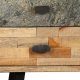 Σεκρετέρ από μασίφ ανακυκλωμένο ξύλο teak 110x50x76 εκ