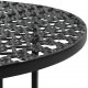 Τραπέζι Bistro Μαύρο 40 x 70 εκ. Μεταλλικό | Echo Deco