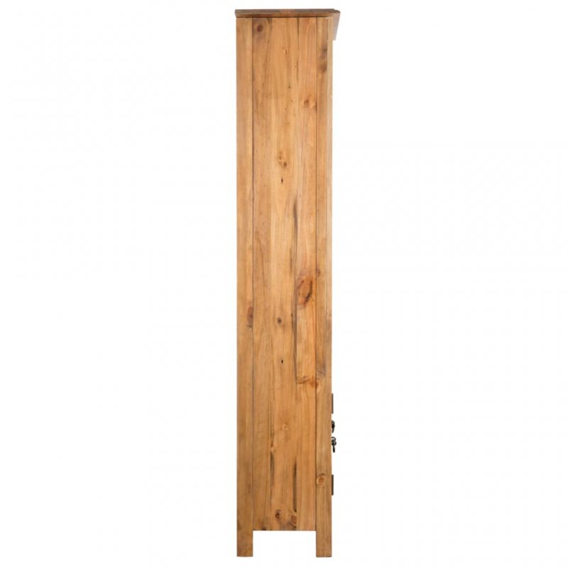 Ντουλάπι μπάνιου μασίφ ανακυκλωμένο ξύλο πεύκου 48x32x170 εκ