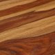 Τραπεζάκι σαλονιού μελί από μασίφ ξύλο sheesham 110x50x37 εκ