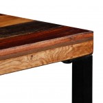 Τραπέζι μπαρ τετράγωνο από μασίφ ανακυκλωμένο ξύλο 70x70x106 εκ