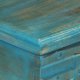Μπαούλο Αποθήκευσης Μπλε 100x40x41 εκ. από Μασίφ Ξύλο Μάνγκο | Echo Deco