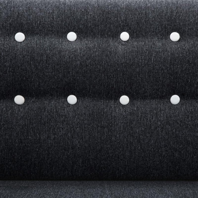 Καναπές Γωνιακός Σκούρο Γκρι 171,5 x 138 x 81,5 εκ. Υφασμάτινος