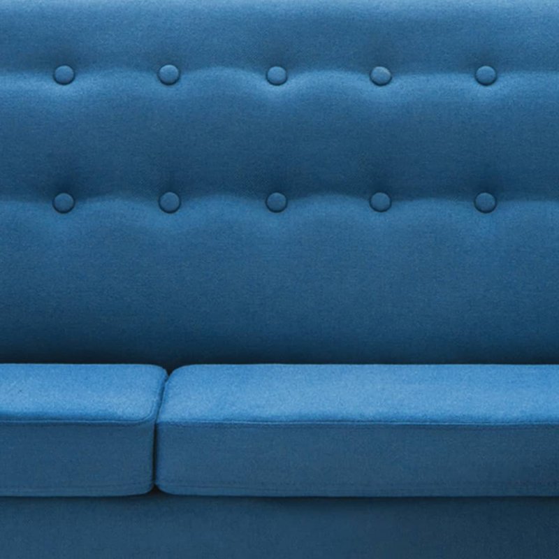 Καναπές Γωνιακός Μπλε 171,5 x 138 x 81,5 εκ. Υφασμάτινος