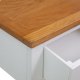 Τραπέζι κονσόλα 83 x 30 x 73 εκ από μασίφ ξύλο δρυός | Echo Deco