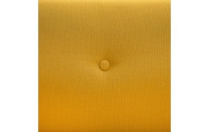 Καναπές Διθέσιος Κίτρινος 115 x 60 x 67 εκ. Υφασμάτινος