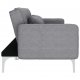 Καναπές Κρεβάτι Ανοιχτό Γκρι Υφασμάτινος | Echo Deco