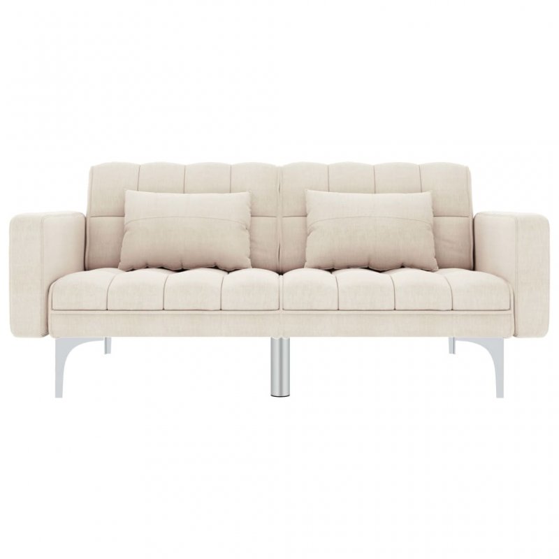 Καναπές - Κρεβάτι Κρεμ Υφασμάτινος | Echo Deco
