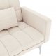 Καναπές - Κρεβάτι Κρεμ Υφασμάτινος | Echo Deco