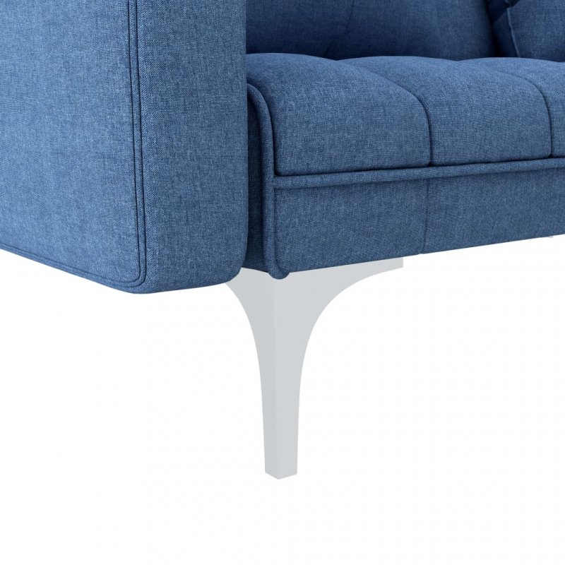 Καναπές - Κρεβάτι Μπλε Υφασμάτινος | Echo Deco