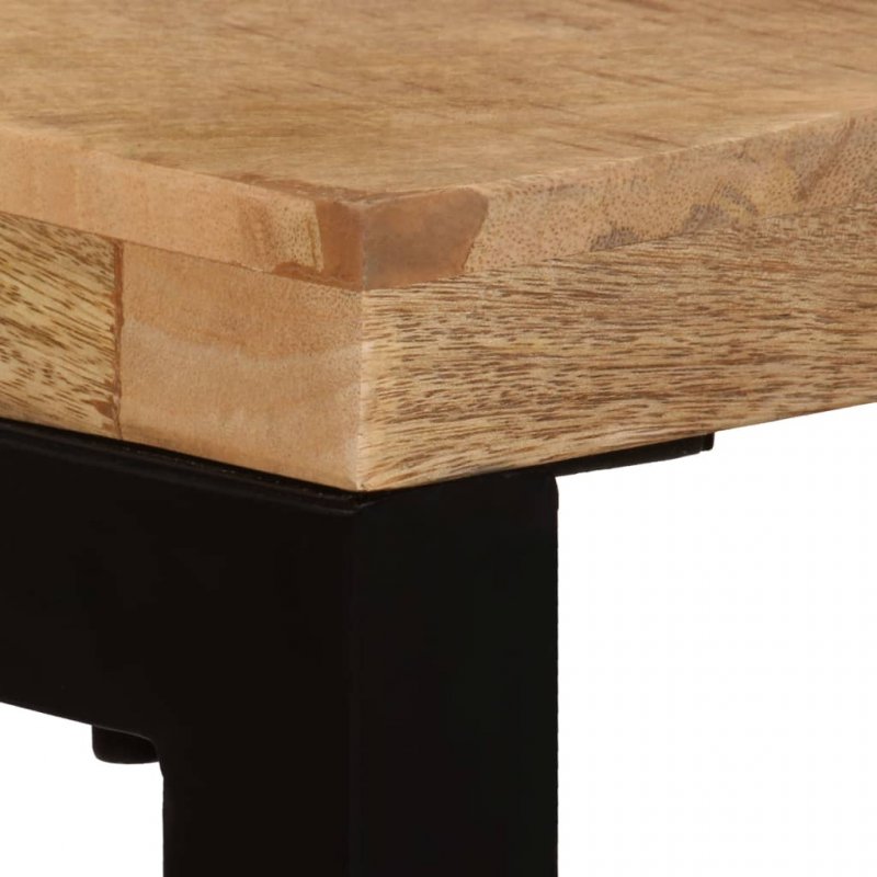 Τραπέζι κονσόλα 120x35x76 εκ από μασίφ ξύλο μάνγκο και ατσάλι | Echo Deco