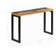 Τραπέζι κονσόλα από μασίφ ανακυκλωμένο ξύλο και ατσάλι minimal 120x35x76 εκ
