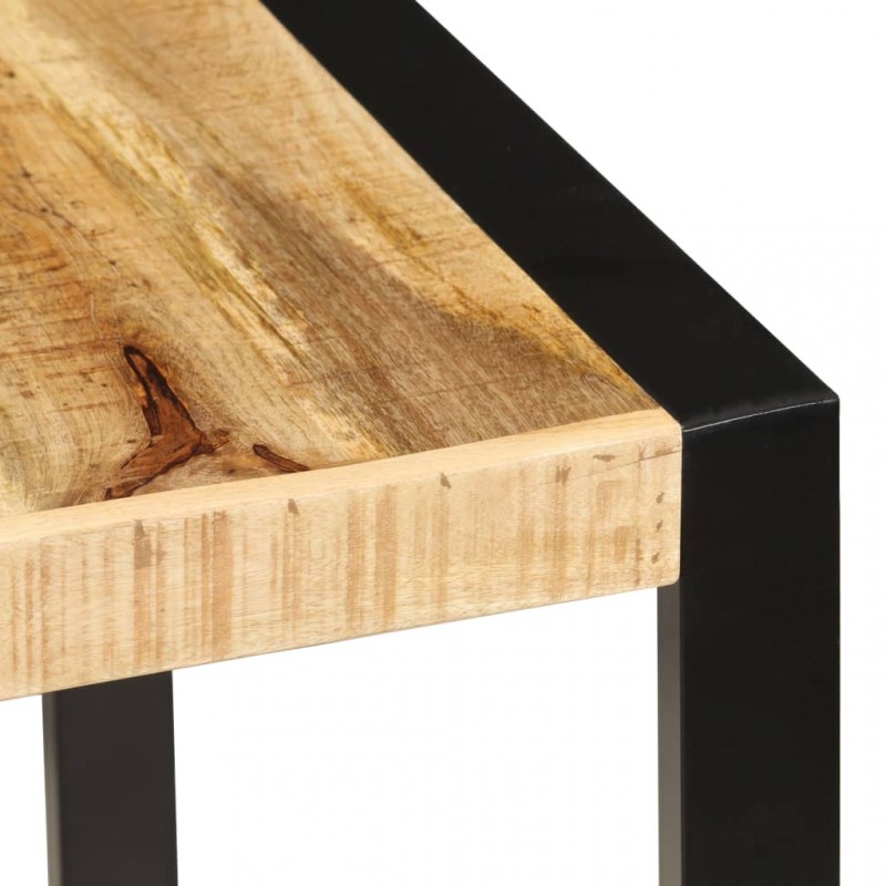 Τραπέζι φαγητού από μασίφ ξύλο μάνγκο 160x80x75 εκ