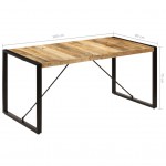 Τραπέζι φαγητού από μασίφ ξύλο μάνγκο 160x80x75 εκ