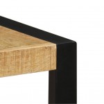 Τραπέζι φαγητού από μασίφ ξύλο μάνγκο 140x70x75 εκ