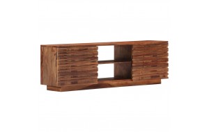 Έπιπλο τηλεόρασης από μασίφ ξύλο sheesham 120x30x40 εκ 