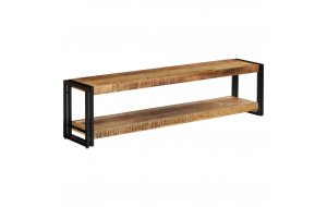 Έπιπλο τηλεόρασης 150 x 30 x 40 εκ από μασίφ ξύλο μάνγκο